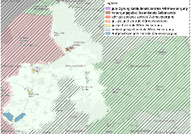 Abbildung 1: Amtsbereich mit Eignungsgebieten (Quelle: LGMV/urbio)