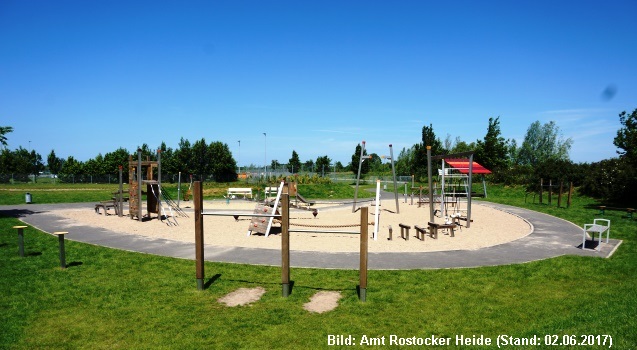 Mehrgenerationenspielplatz in der Gemeinde Bentwisch Mehrgenerationenspielplatz in der Gemeinde Bentwisch