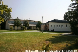 Heidetreff und Sporthalle in Gelbensande Heidetreff und Sporthalle in Gelbensande